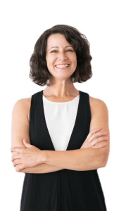 אשה רזה שהתמסרה לתהליך הדיאטה